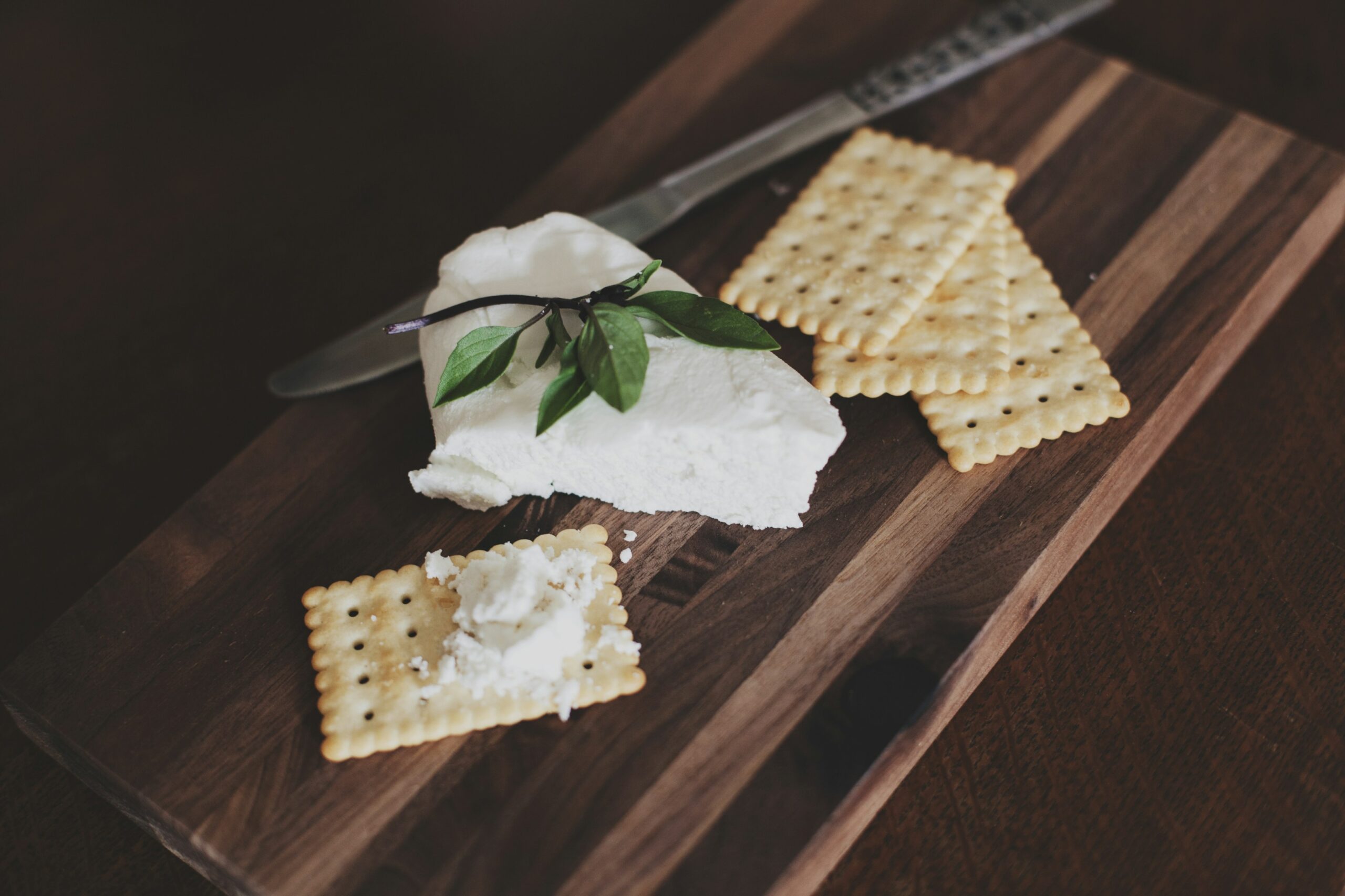 biscuits on chopping board