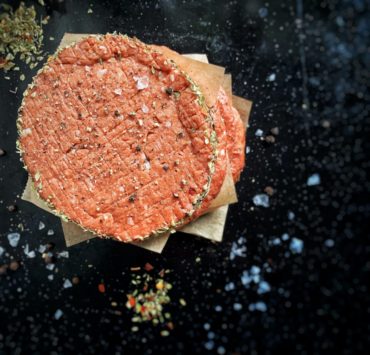 brown bread on black table