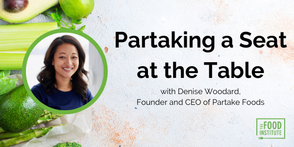 Denise Woodard, Partake Foods, allergen free foods, food allergies, food institute podcast