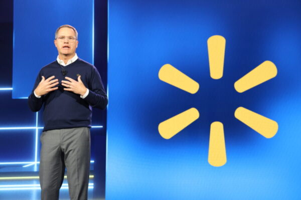 Walmart Defines Adaptive Retail The Next Evolution In Shopping The   Walmart CEO Doug McMillon Speaking At CES Walmart Keynote 600x400 