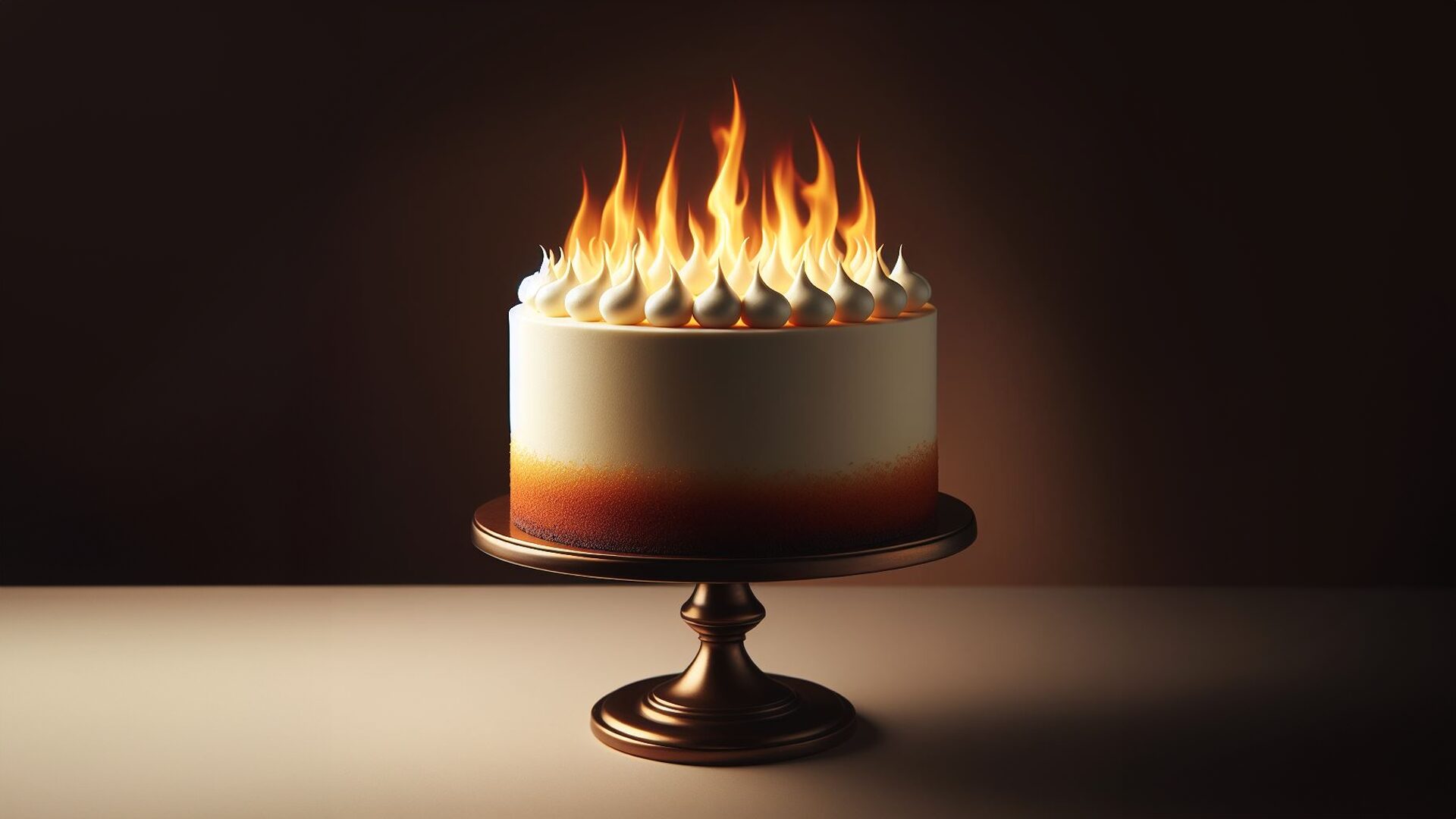 burn-away cake