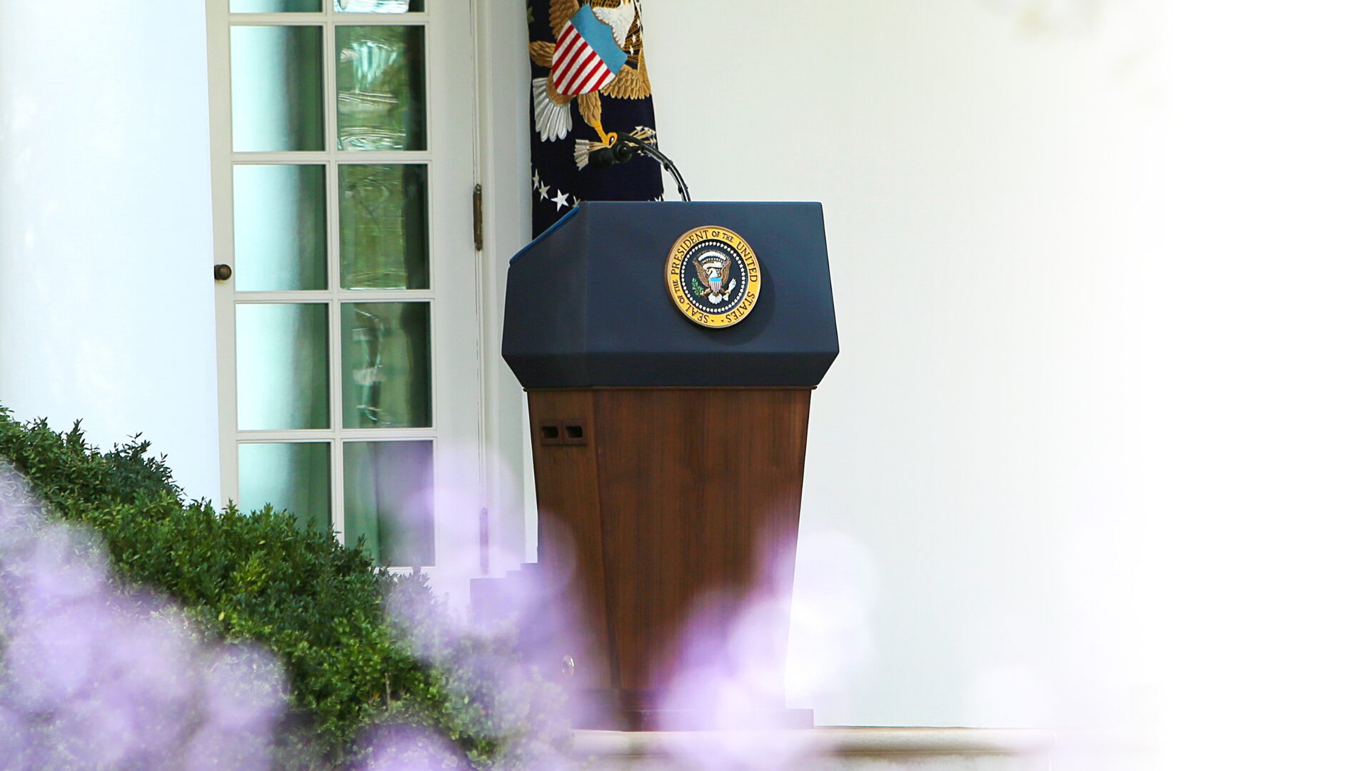 Trump Administration Podium