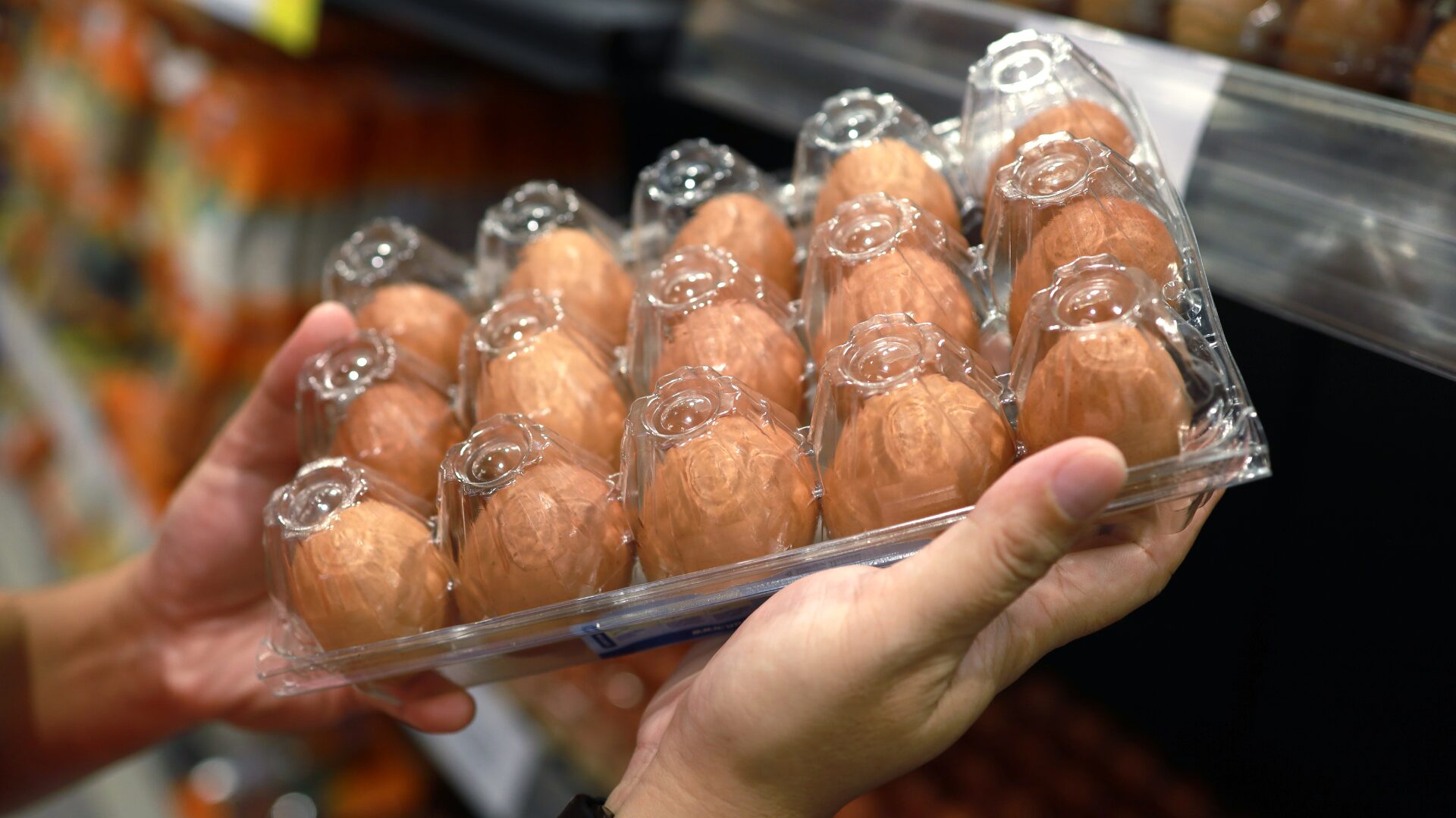 Egg prices at grocery store high