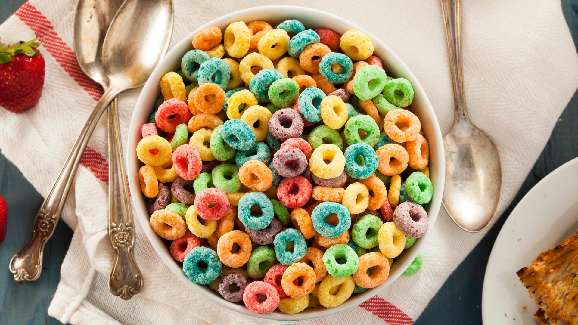 Froot Loops in Bowl for Ferrero Acquisition of Kellogg