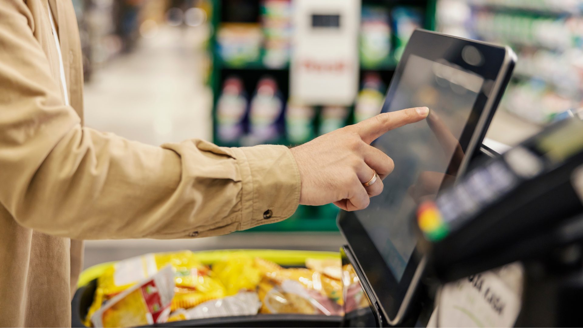 Self-Checkout at Grocery Store