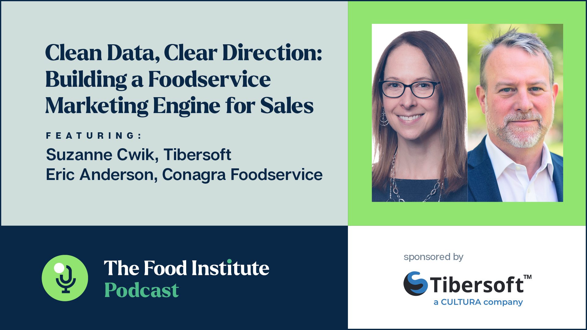 suzanne cwik, eric anderson, conagra foodservice, tibersoft, foodservice marketing