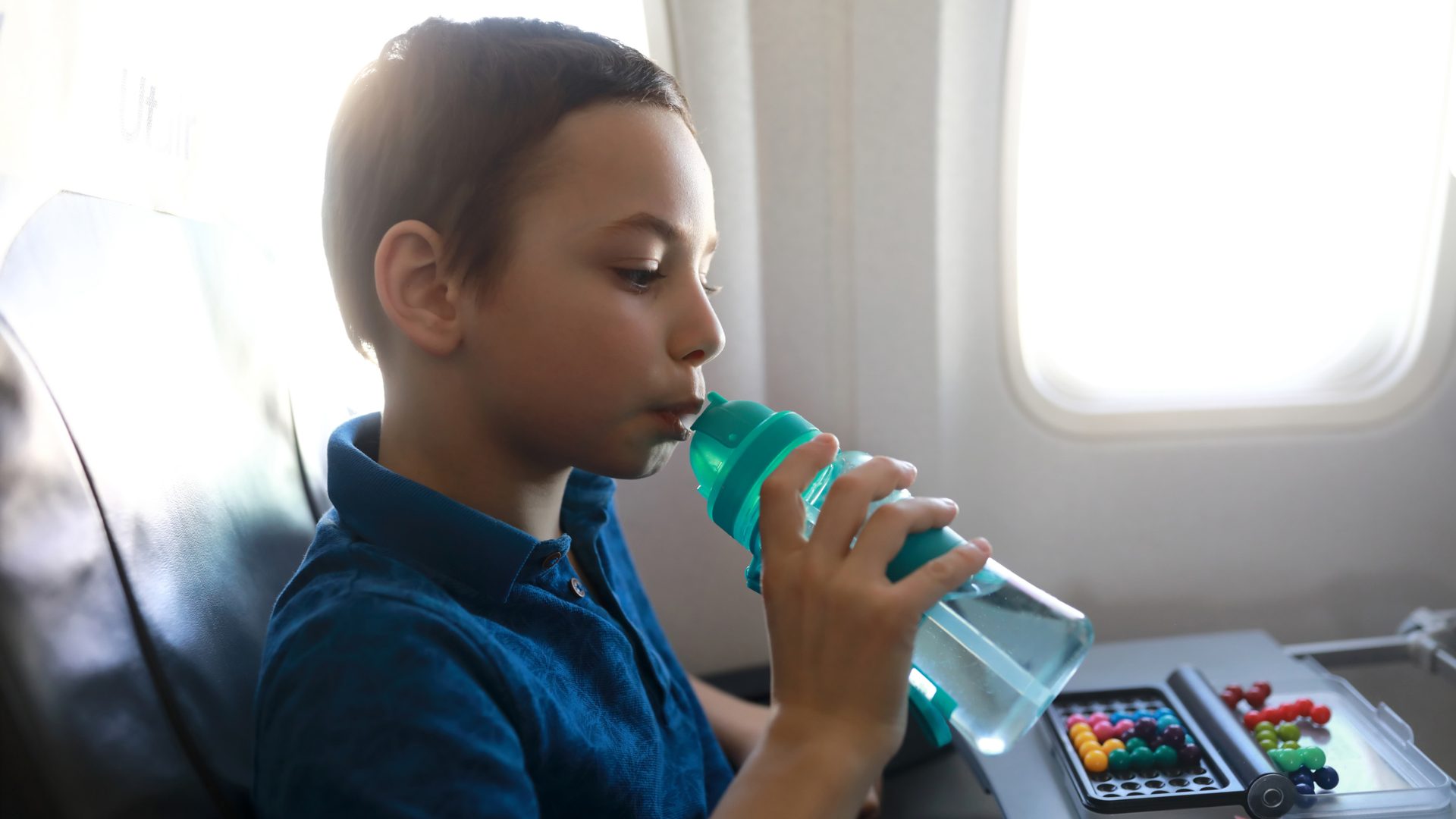 Delta Beverage on Airplane