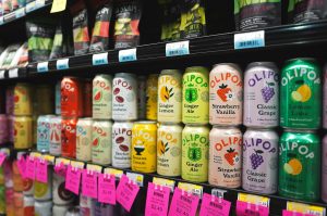 A store filled with lots of different types of drinks